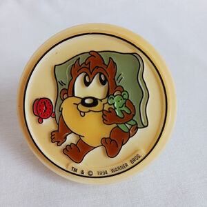 Looney Toons Tazmanian Devil Taz Plastic Plug-in Night Light 1994 Warner Bros.